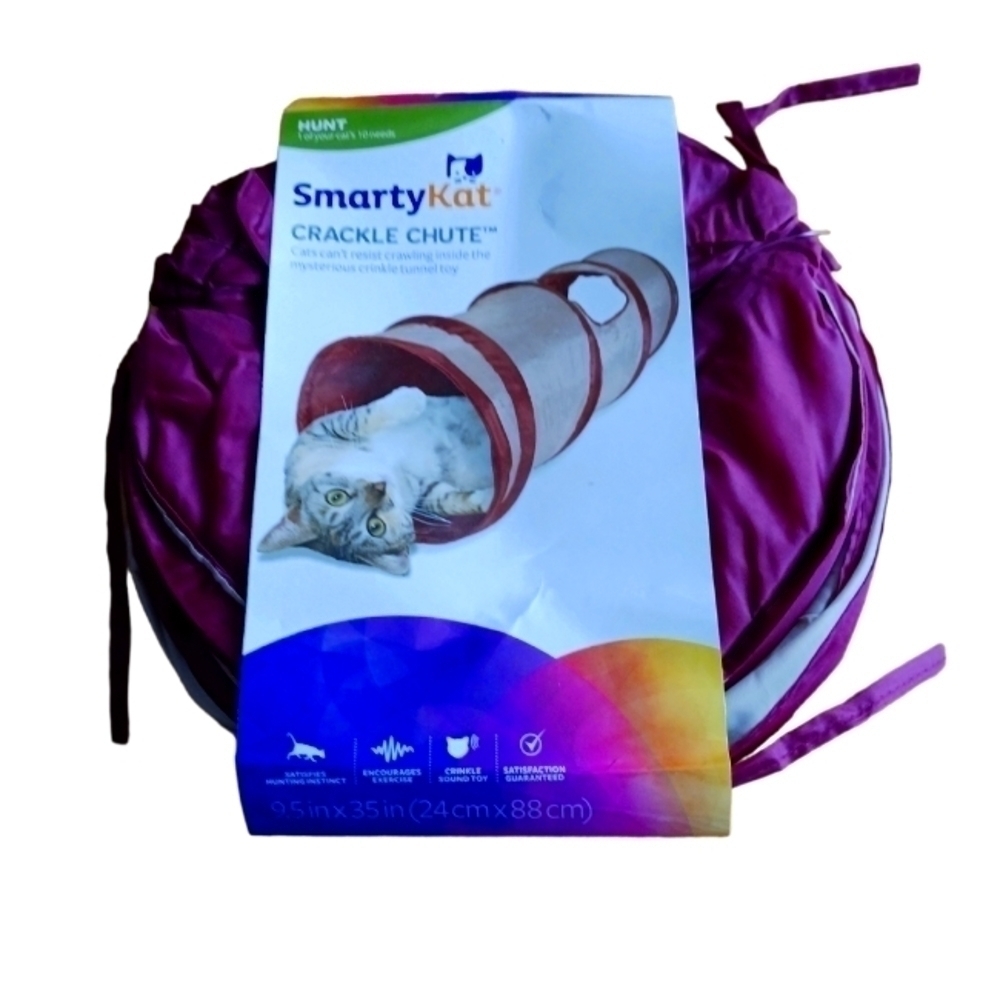 SMARTYKAT Crackle Chute Toy